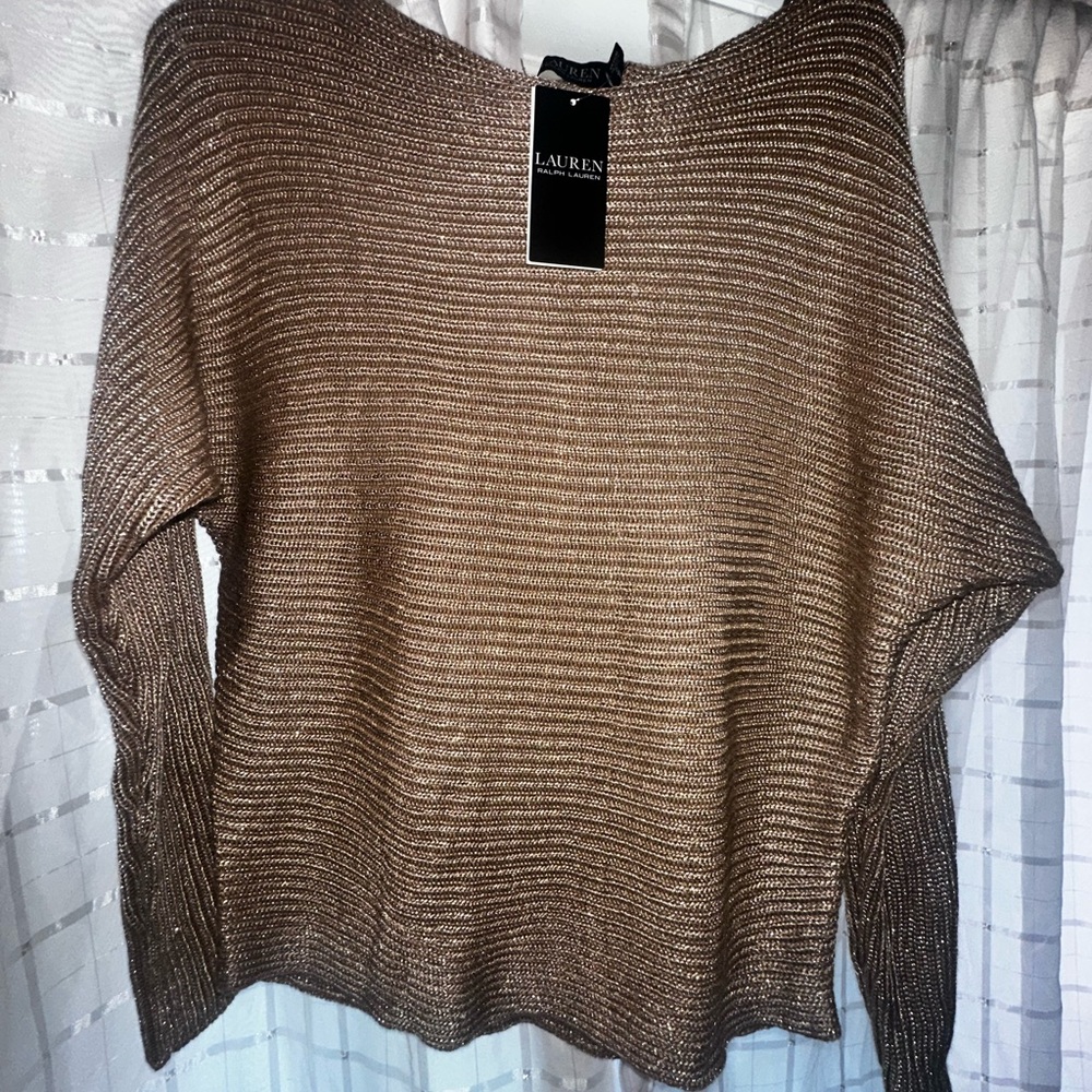 Women's Gold tone Ralph Lauren knit Top